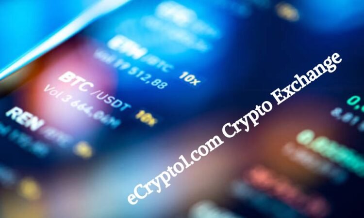 eCrypto1.com Crypto Exchange